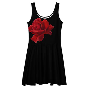 Rose Black Dress